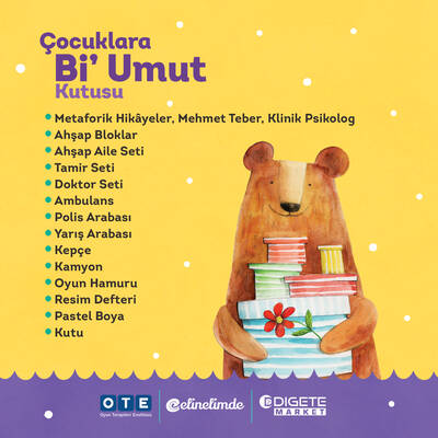 Çocuklara Bi' KUTU UMUT Etkinlik Seti