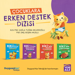 Çocuklara Erken Destek Serisi (4 Terapötik hikâye ve etkinlikler seti) Kln. Psk. Çağla Tuğba Selveroğlu + Psk. Dnş. Büşra Muslu - Thumbnail