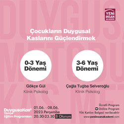 Çocukların Duygusal Kas'larını Güçlendirmek, Duygusal Kas Atölyeleri (8 Oturum) - Thumbnail