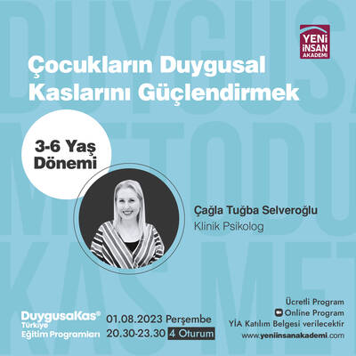 Çocukların Duygusal Kas'larını Güçlendirmek, Duygusal Kas Atölyeleri (8 Oturum)