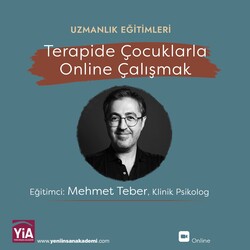 Çocuklarla Online Terapi (Kitap+ Atölye Eğitim İzleme Kaydı) Dr. Mehmet Teber - Thumbnail