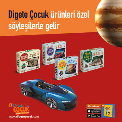 Digete Çocuk Kitaplığı, 4 Kutulu Set 