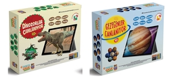 Digete Çocuk - Dinozorlar ve Gezegenler Canlanıyor, 2 Kutulu Set 