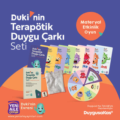 Duki’nin Terapötik Duygu Çarkı Seti “Duygularını fark et ve yönet” Danışman: Çağla Tuğba Selveroğlu, Klinik Psikolog