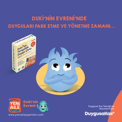 Duki’nin Terapötik Duygu Çarkı Seti “Duygularını fark et ve yönet” Danışman: Çağla Tuğba Selveroğlu, Klinik Psikolog