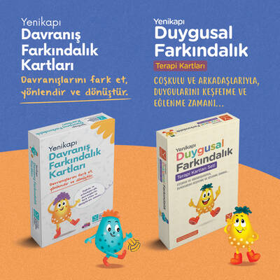 Duygu ve Davranış Farkındalık Kartları Seti 2'li Set 
