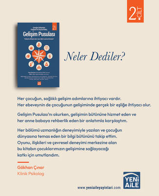 Gelişim Pusulası Seti (2 Kitaplık Set) “Çocuğun Gelişimine Duygusal ve Duyusal Bakış” Editör: Çağla Tuğba Selveroğlu