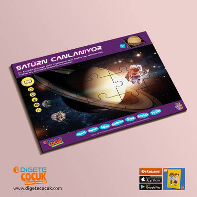 Gezegenler Canlanıyor 4D+ Kitap (7 Gezegen+ Canlanan Kitap + AR Mobil Uygulama)