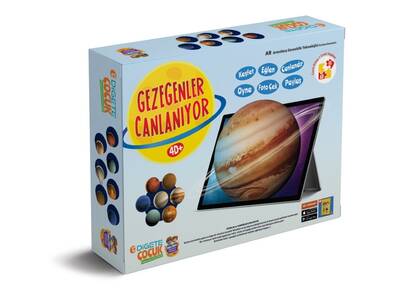 Gezegenler Canlanıyor 4D+ Kitap (7 Gezegen+ Canlanan Kitap + AR Mobil Uygulama)