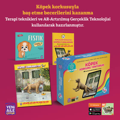Köpeklerde Korkar Seti, Canlanan terapi kitabı+ Canlanan terapi yapboz 