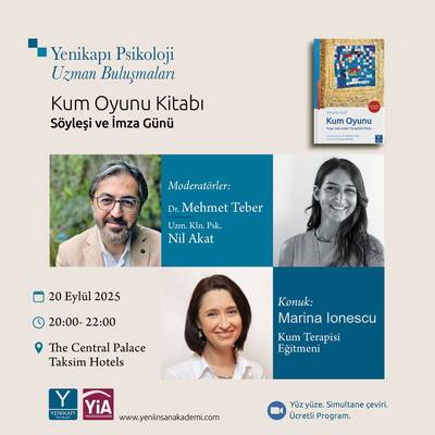 Kum Oyunu - Yayın ve Söyleşi Seti- Marina Ionescu, Kum Terapisi Eğitmeni- (Moderatörler: Dr. Mehmet Teber- Uzm. Kln. Psk. Nil Akat )