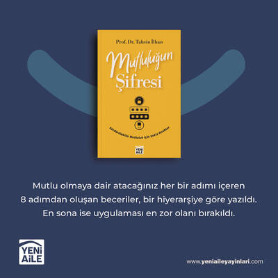 Mutluluğun Şifresi + Kitap söyleşi hediyeli, (Prof. Dr. Tahsin İlhan)