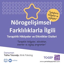 Yeni Aile Çocuk Yayınları - Nörogelişimsel Farklılıklarla İlgili Terapötik Hikaye ve Etkinlikler Seti + Terapötik söyleşi programları hediyeli