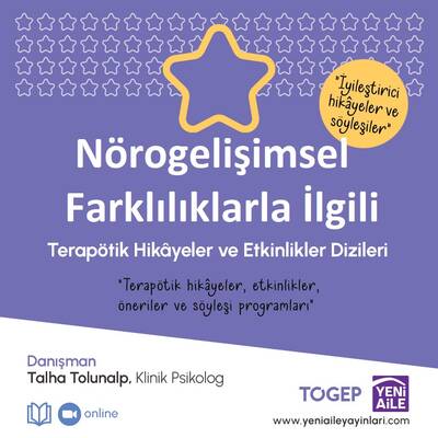 Nörogelişimsel Farklılıklarla İlgili Terapötik Hikaye ve Etkinlikler Seti + Terapötik söyleşi programları hediyeli