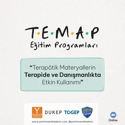 TEMAP Çocuklarda Boşanma Sürecine Terapötik Yaklaşım Eğitim Programı (Yayın, Materyal, Eğitim) Eğitimci: Klinik Psikolog Talha Tolunalp