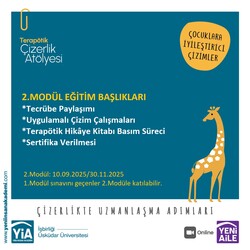 Terapötik Çizerlik Atölyesi “Çocuklara iyileştirici çizimler” 2.Modül) - Thumbnail