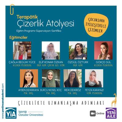 Terapötik Çizerlik Atölyesi “Çocuklara iyileştirici çizimler”