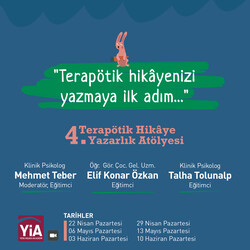 YİA 4. Terapötik Hikâye Yazarlık Atölye Programı “Terapötik hikâyenizi yazmaya ilk adım…” (2026 Yılında açılacaktır.) - Thumbnail
