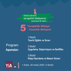 Terapötik Hikâye İlkokul Dönemi Yazarlık Atölye Programı “Terapötik hikâyenizi yazmaya ilk adım…” (1 Aralıkta başlıyoruz) 25 Ekim'de ön başvurular başlıyor. - Thumbnail