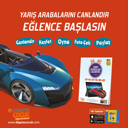 Yarış Arabaları Canlanıyor 4D+ Kitap (7 Yarış Arabası+ Canlanan Kitap + AR Mobil Uygulama) - Thumbnail