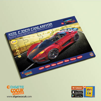 Yarış Arabaları Canlanıyor 4D+ Kitap (7 Yarış Arabası+ Canlanan Kitap + AR Mobil Uygulama)