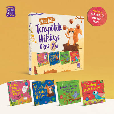 Yeni Aile Terapötik Hikâye Dizisi- 2. Set “4 farklı terapötik çocuk hikâyesi ve terapötik etkinlikler”