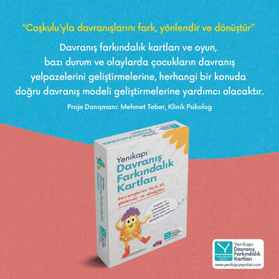 Davranış Farkındalık Kartları Seti + Kitap söyleşi hediyeli (Danışman: Dr. Mehmet Teber)