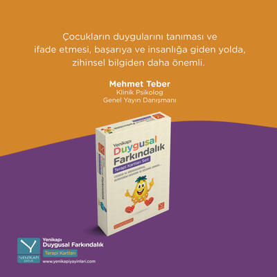 Duygusal Farkındalık Terapi Kartları Seti + Kitap söyleşi hediyeli (Danışman: Dr. Mehmet Teber)