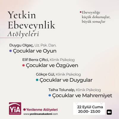 Yetkin Ebeveynlik Atölyeleri, 3. Program
