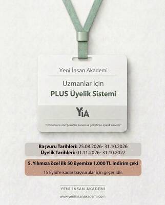 YİA- Uzmanlar PLUS Üyelik Sistemi